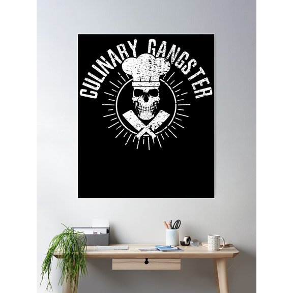 Chef Poster Wall Art, Modern Wall Decor For Living Room Bedroom, 16x24 UNFRAMED