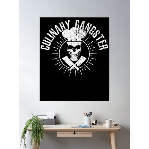 Chef Poster Wall Art , Poster Print Only