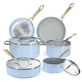 thumbnail image 1 of Chef Power Stars 10 Piece Induction Compatible Aluminum, Ceramic Cookware Set, 1 of 8
