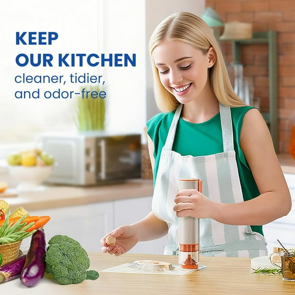 Chef Preserve Compact Handheld Vacuum Sealer for Food with Vacuum Food Storage Bags, Mason Jars, Wine Preservers, Inflatable Sports Balls. Includes 20 Bags and 4 Lids