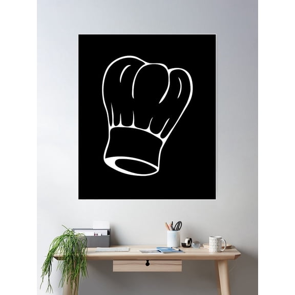Chef Restaurant Poster Wall Art, Modern Wall Decor For Living Room Bedroom, 8x12 UNFRAMED