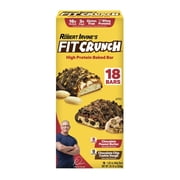 Chef Robert Irvine's FITCRUNCH High Protein Baked Bars, Variety Pack 18 ct.