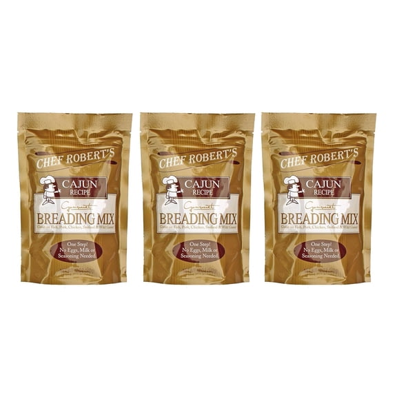 Chef Robert's Gourmet Breading Mix 3-Pack (Cajun)