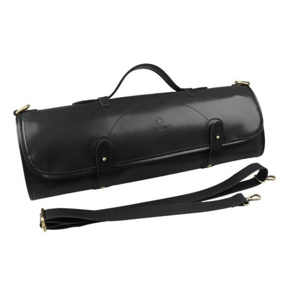 Chef Roll Bag Holds 10 and Kitchen Tools – Durable Case Made of Leather – Chef Bag is Easily Carried by