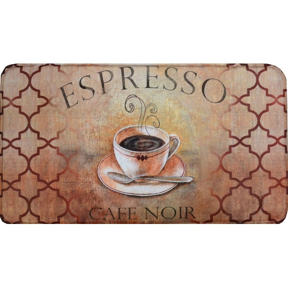 Chef Series 18"x30" Antifatigue Kitchen Mats (Cafe Noir)
