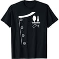 thumbnail image 1 of Chef Shirt Uniform Jacket Cooking Tee Gift T-Shirt, 1 of 4