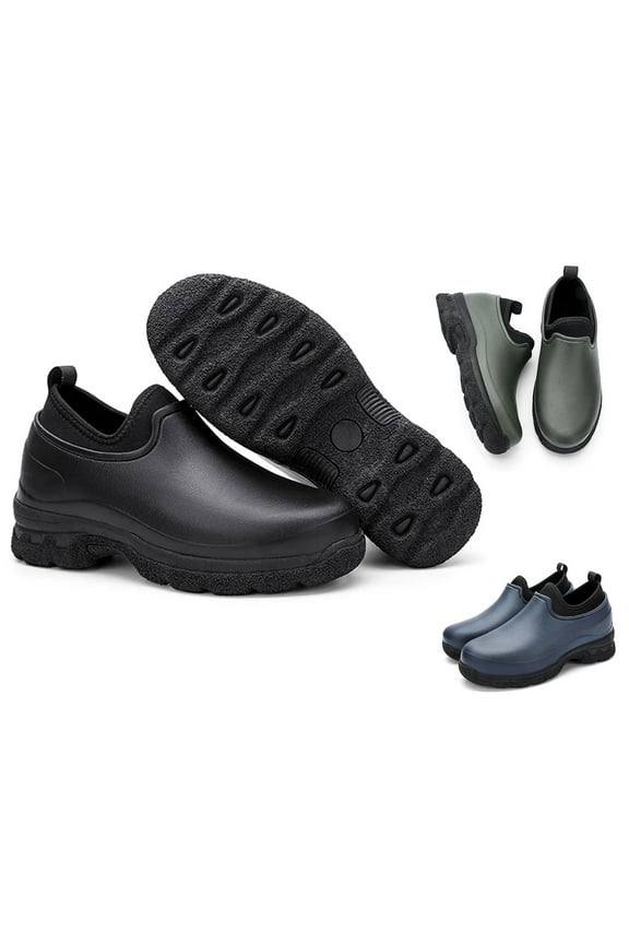 Chef Shoes for Men Slip Resistant Work Shoes, Women Lightweight Slip-On Food Service Chef Kitchen Restaurant Shoes, Comfort Walking Sneaker Casual Shoes