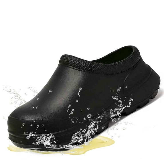 Chef Shoes for Men & Women - Non-Slip Oil Resistant Kitchen Shoes, Waterproof Restaurant Work Clogs with Arch Support | Zapatos de Chef Antideslizantes e Impermeables para Cocina