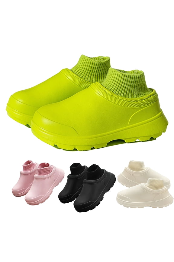 Chef Shoes Non-Slip Waterproof Kitchen Clogs For Men & Women | 6cm Thick Sole Oil Resistant Safety Work For Restaurant Catering Food Service