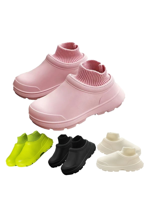Chef Shoes Non-Slip Waterproof Kitchen Clogs For Men & Women | 6cm Thick Sole Oil Resistant Safety Work For Restaurant Catering Food Service