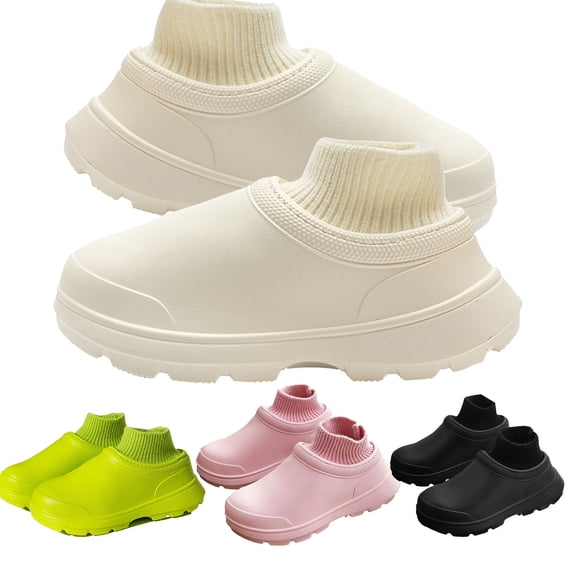 Chef Shoes Non-Slip Waterproof Kitchen Clogs For Men & Women | 6cm Thick Sole Oil Resistant Safety Work For Restaurant Catering Food Service