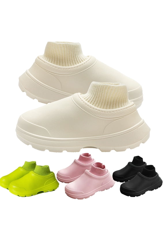 Chef Shoes Non-Slip Waterproof Kitchen Clogs For Men & Women | 6cm Thick Sole Oil Resistant Safety Work For Restaurant Catering Food Service