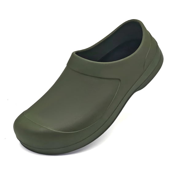 Chef Shoes for Men Slip On Garden Clogs EVA Non-Slip Kitchen Outdoor Yard Work Water Resistant