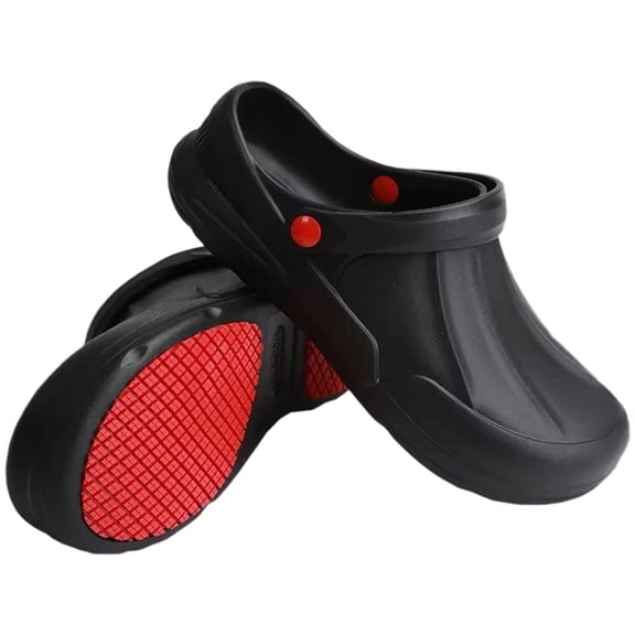 Chef Shoes for Men Women, Non-Slip Waterproof Oil-Proof Kitchen Work Shoes, Lightweight Kitchen Shoes Resistant Chef Clog for Kitchen Restaurant