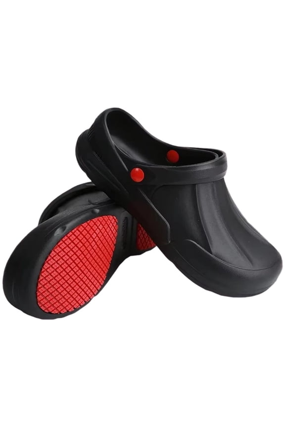 Chef Shoes for Men Women, Non-Slip Waterproof Oil-Proof Kitchen Work Shoes, Lightweight Kitchen Shoes Resistant Chef Clog for Kitchen Restaurant
