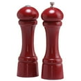 thumbnail image 1 of Chef Specialties 08600 8 in. Candy Apple Red Pepper Mill and Salt Shaker Set, 1 of 7