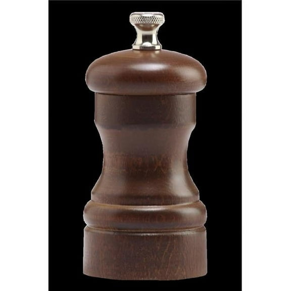 Chef Specialties 4150 4 in. Capstan Pepper Mill, Walnut
