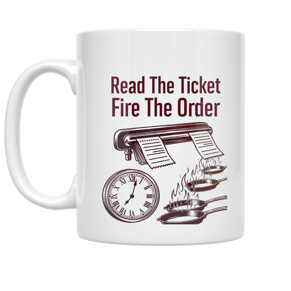Chef Ticket Abbreviations - Culinary Enthusiast - 11 oz Ceramic Coffee Mug