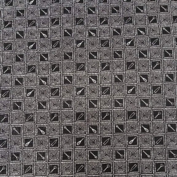 Chef Utensils Cotton Fabric