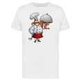 thumbnail image 1 of Chef With Octopus Dish T-Shirt Men -Image by Shutterstock, Male 4X-Large, 1 of 2