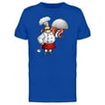 thumbnail image 1 of Chef With Octopus Dish T-Shirt Men -Image by Shutterstock, Male x-Large, 1 of 2