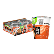 Chef Woo Roasted Chicken Ramen Cup High Protein Noodles (12 Pack), 20g of Animal-free, Bioavailable Protein