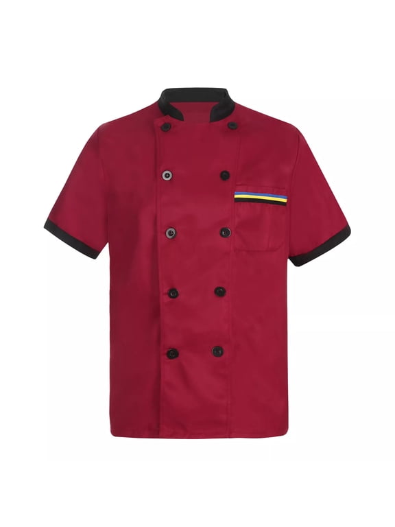 Chef Work T-Shirts Short-sleeved Summer Thin Chef Clothes Long-sleeved Men and Women's Kitchen Breathable Work Clothes