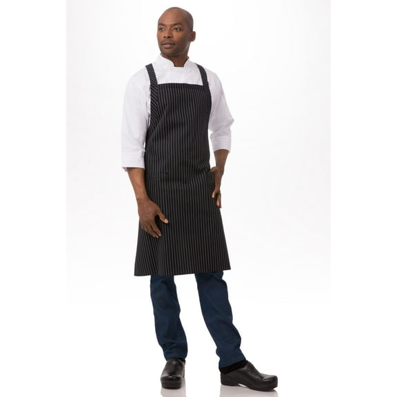Chef Works Unisex Cross-Back Bib Apron (F35BWP0)