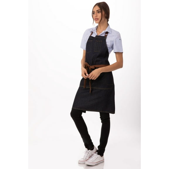 Chef Works Unisex Memphis Bib Apron (AB035IBL0)