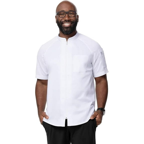 Chef Works Men's Arcadia Chef Coat, White, Large