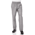 thumbnail image 1 of Chef Works Men’s Chef Pants, Black Baggy Chef Pants for Men with Elastic Waist and Pockets, Small, 1 of 5