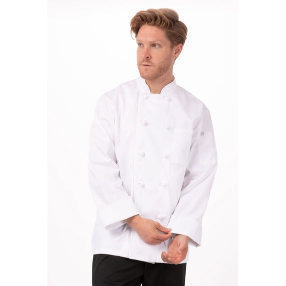 Chef Works Mens Bordeaux Chef Coat (PKWCWHTS)
