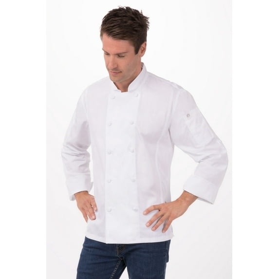 Chef Works Mens Bowden Chef Coat (CBC01WHT3XL)