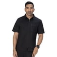 thumbnail image 1 of Chef Works Mens Cody Zip Work Shirt, Black, 5X-Large, 1 of 5
