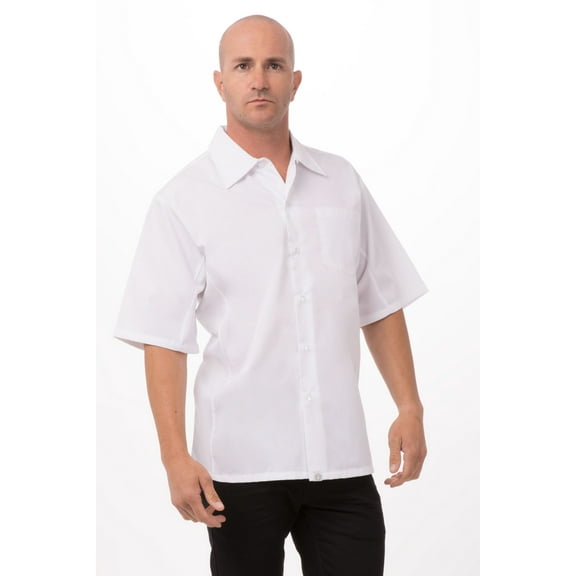 Chef Works Mens Cool Vent Cook Shirt (CSCVWHTS)