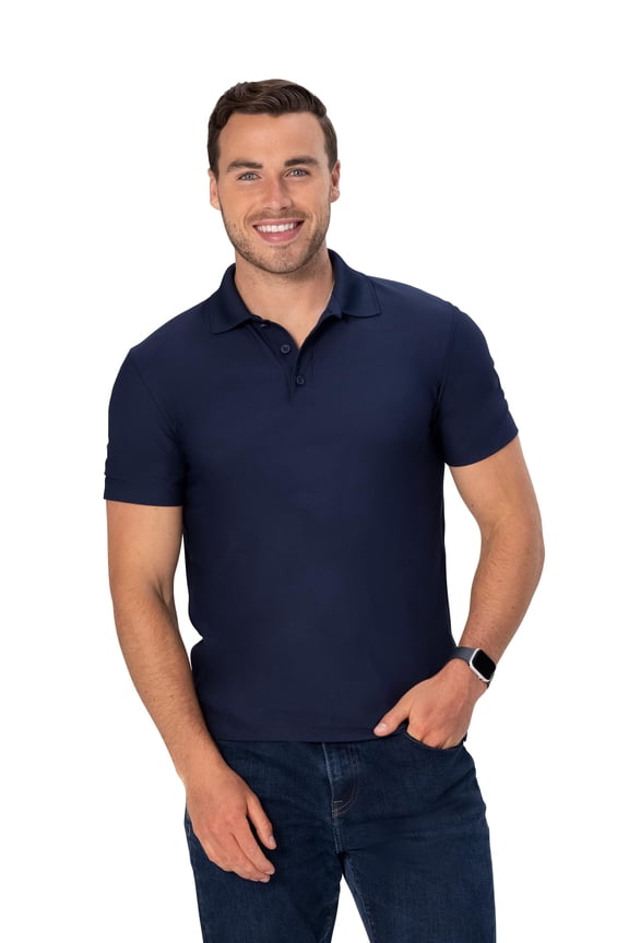 Polo Shirt, Navy, Large