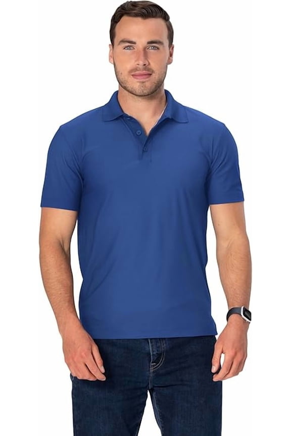 Polo Shirt, Royal Blue, 4X-Large