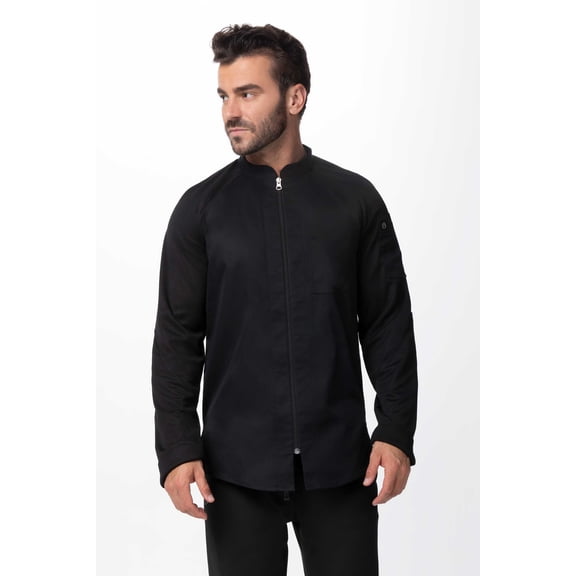 Chef Works Mens Nepal Chef Coat (CBZ02BLK2XL)