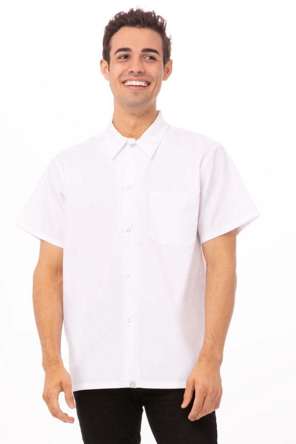 Mens Utility Cook Shirt (SHYKWHT5XL)