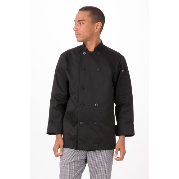 Chef Works Unisex Bastille Chef Coat (BASTBLK3XL)