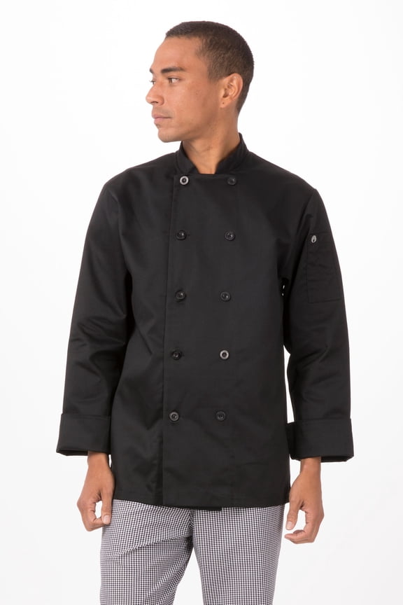 Unisex Bastille Chef Coat (BASTBLKXS)