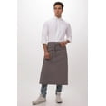 thumbnail image 1 of Chef Works Unisex Bistro Chef Apron, Slate, One Size, 1 of 7