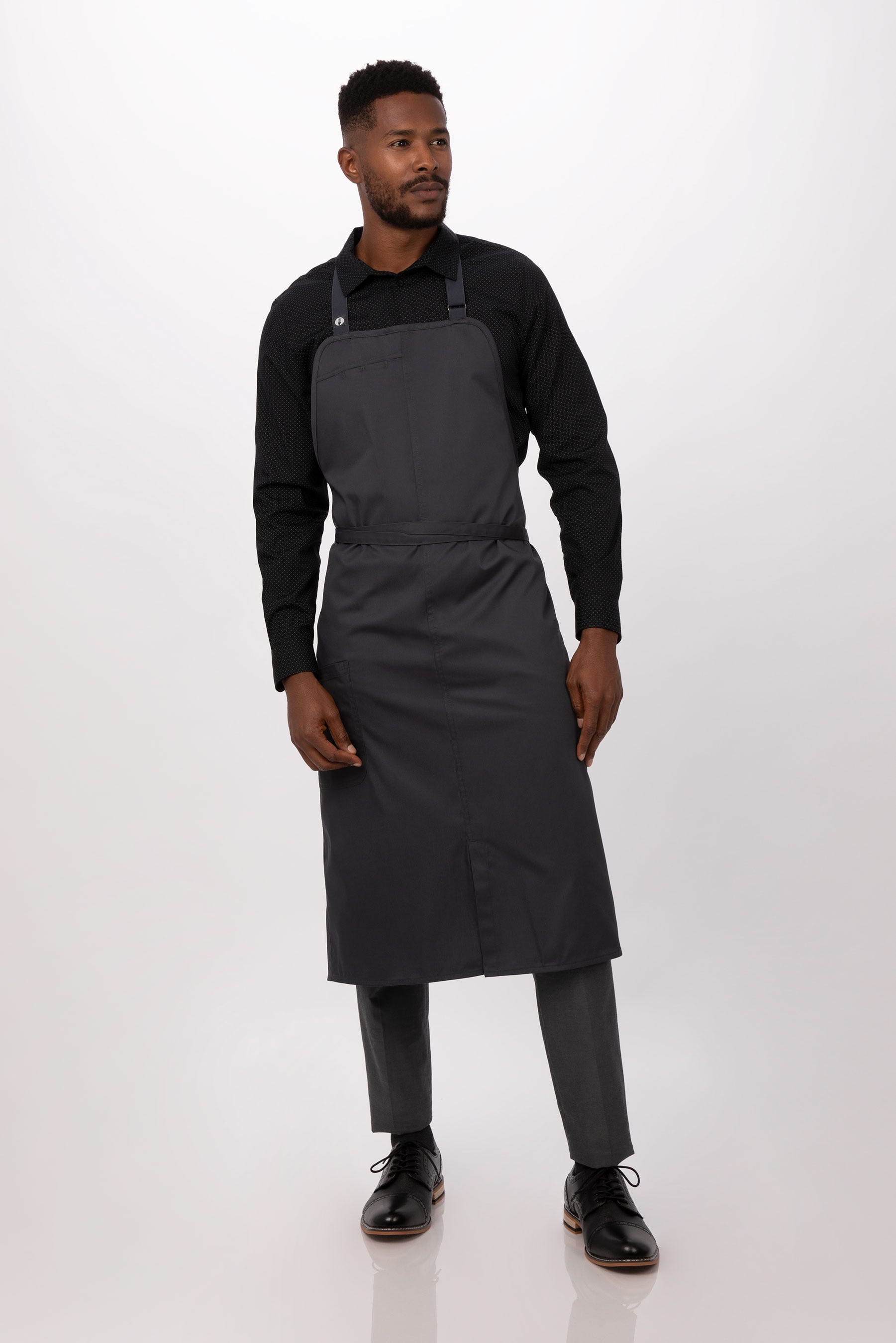 Chef Works Unisex Brio Chef's Bib Apron (ACN01CHR0)