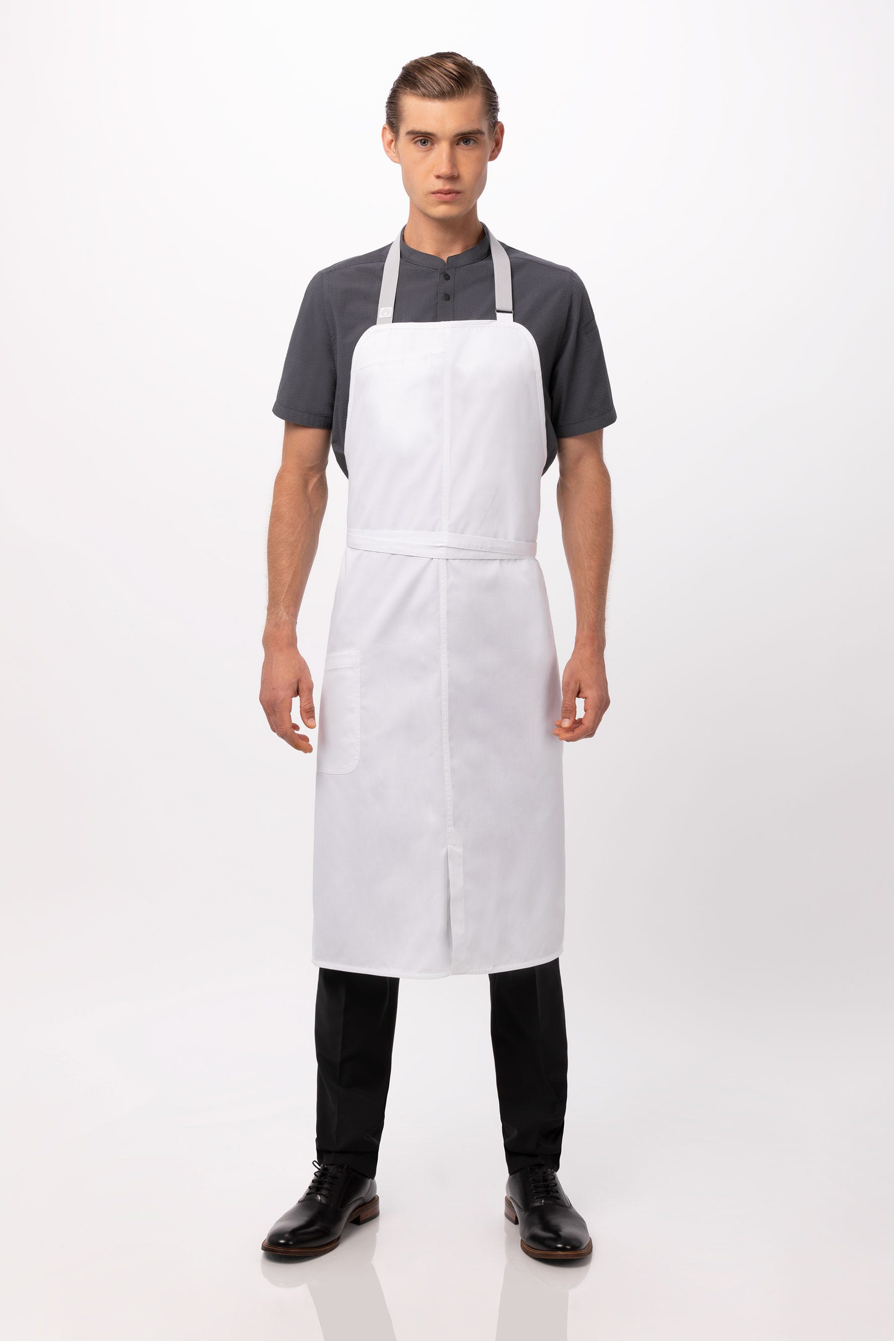 Chef Works Unisex Brio Chef's Bib Apron (ACN01WHT0)