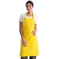 thumbnail image 1 of Chef Works Unisex Butcher Apron, Adjustable Bib Cooking Apron with Pocket, Lemon, 1 of 6