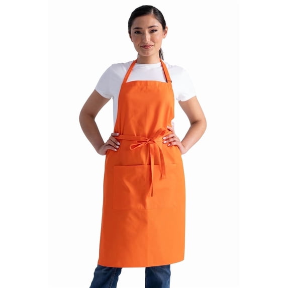Chef Works Unisex Butcher Apron, Tangerine, One Size