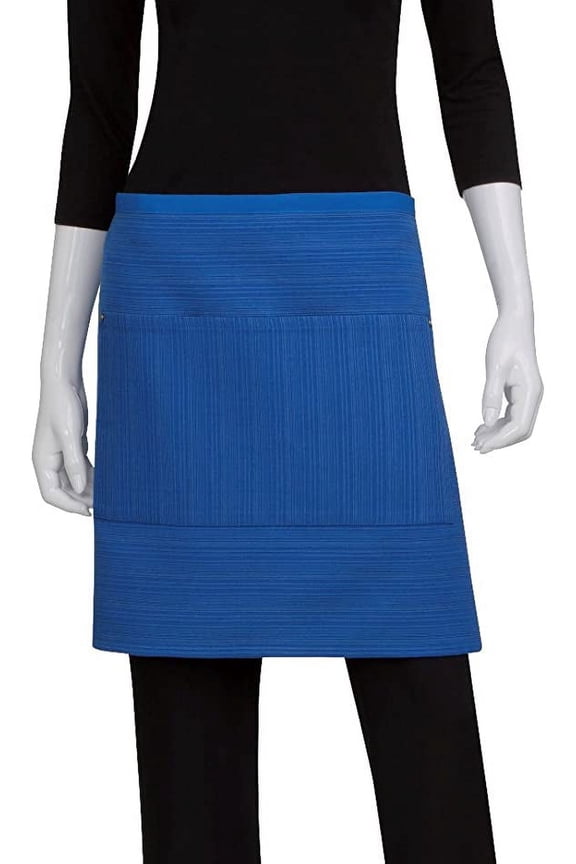 Unisex Harlem Half Bistro Apron, Royal Fiesta