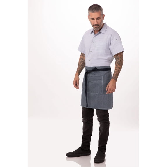 Chef Works Unisex Portland Half Bistro Apron (AHWPT002IBL0)