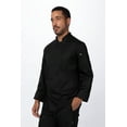 thumbnail image 1 of Chef Works Unisex Sustainable Le Mans Chef Coat (REWCCWBLK2XL), 1 of 5