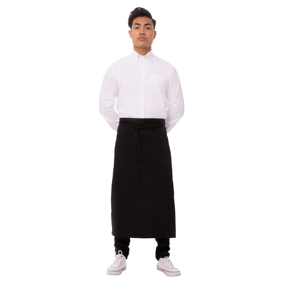 Chef Works Unisex Two Pocket Bistro Apron